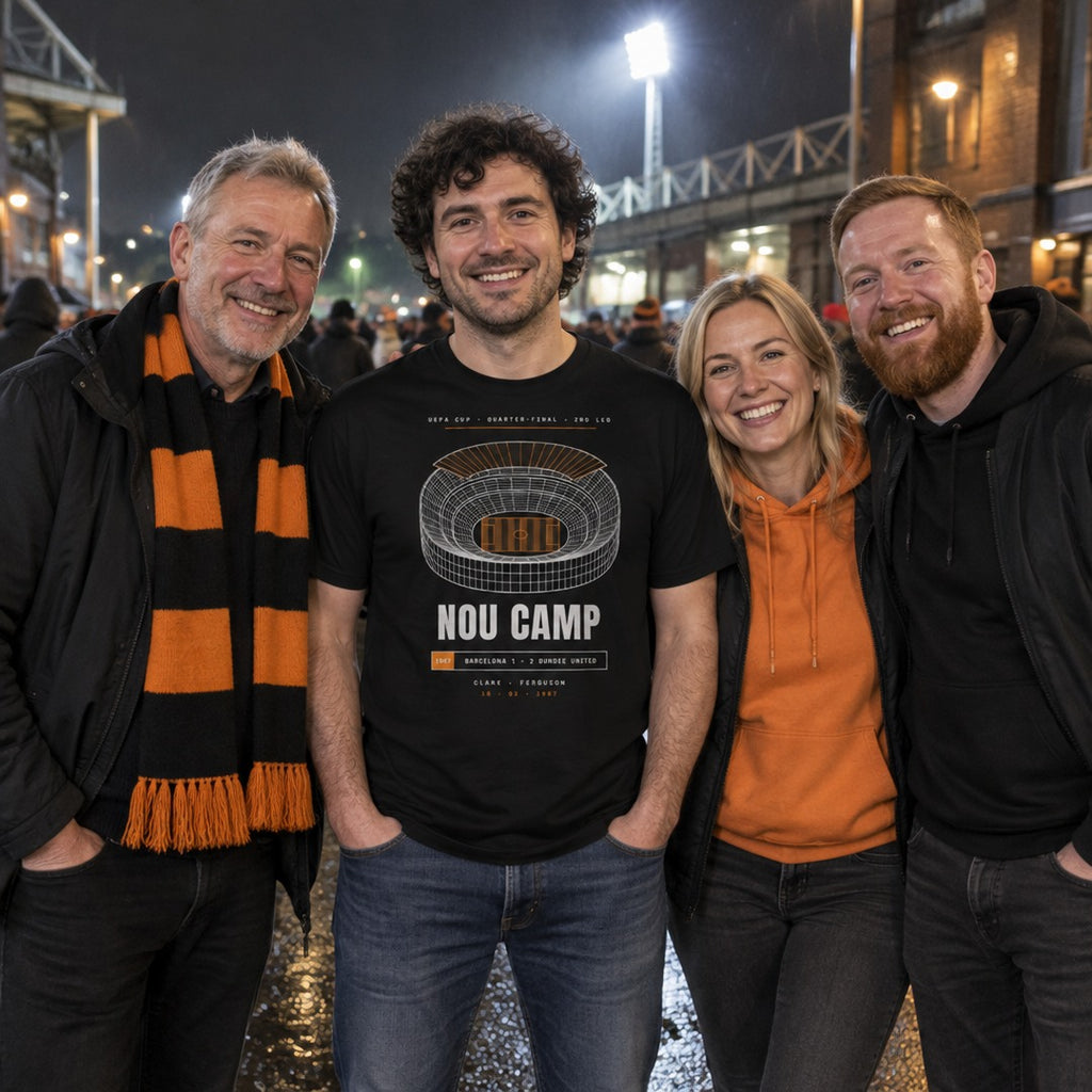 Black Dundee United Nou Camp 1987 t-shirt – Jura Inventive
