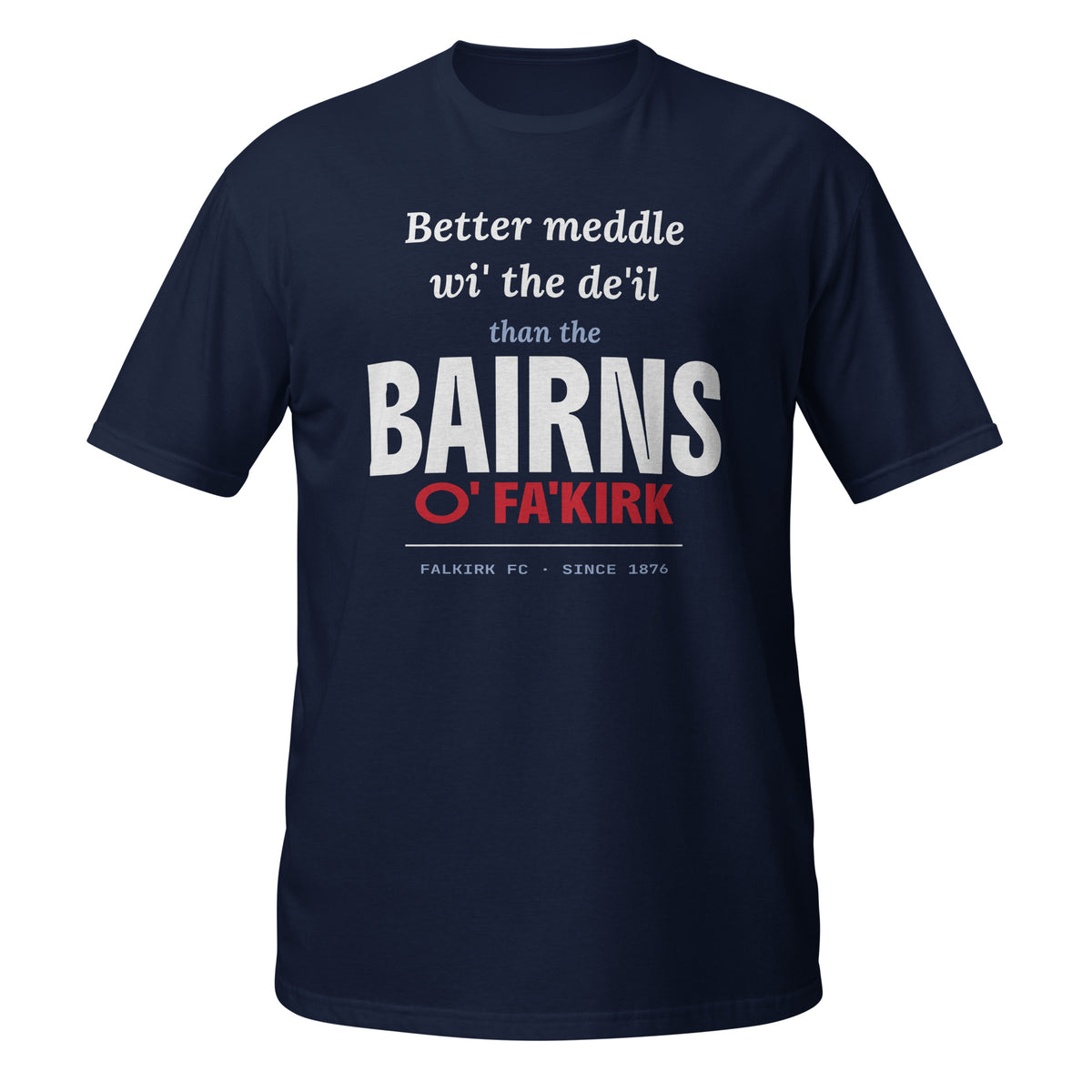 Navy Falkirk Bairns o' Fa'kirk t-shirt – Jura Inventive