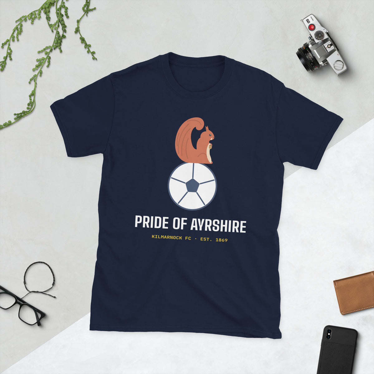 Navy Kilmarnock Pride of Ayrshire t-shirt – Jura Inventive