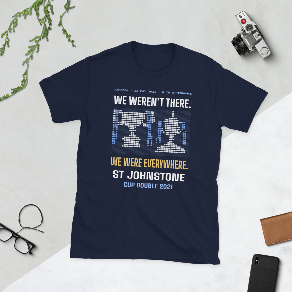 Navy & Royal St Johnstone We Were Everywhere t-shirt – Jura Inventive