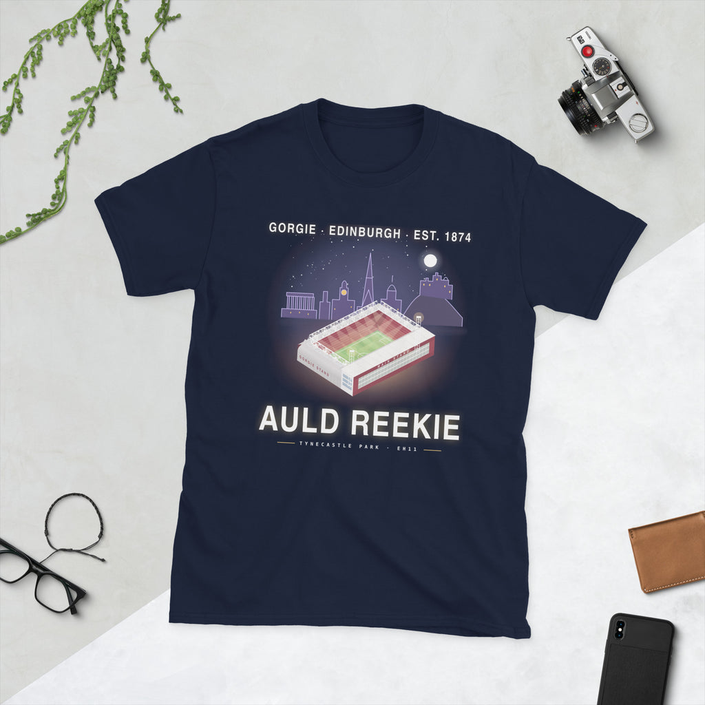 Navy Hearts Auld Reekie t-shirt – Jura Inventive