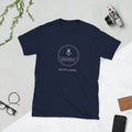 Navy Independence Badge t-shirt – Scottish independence – Jura Inventive