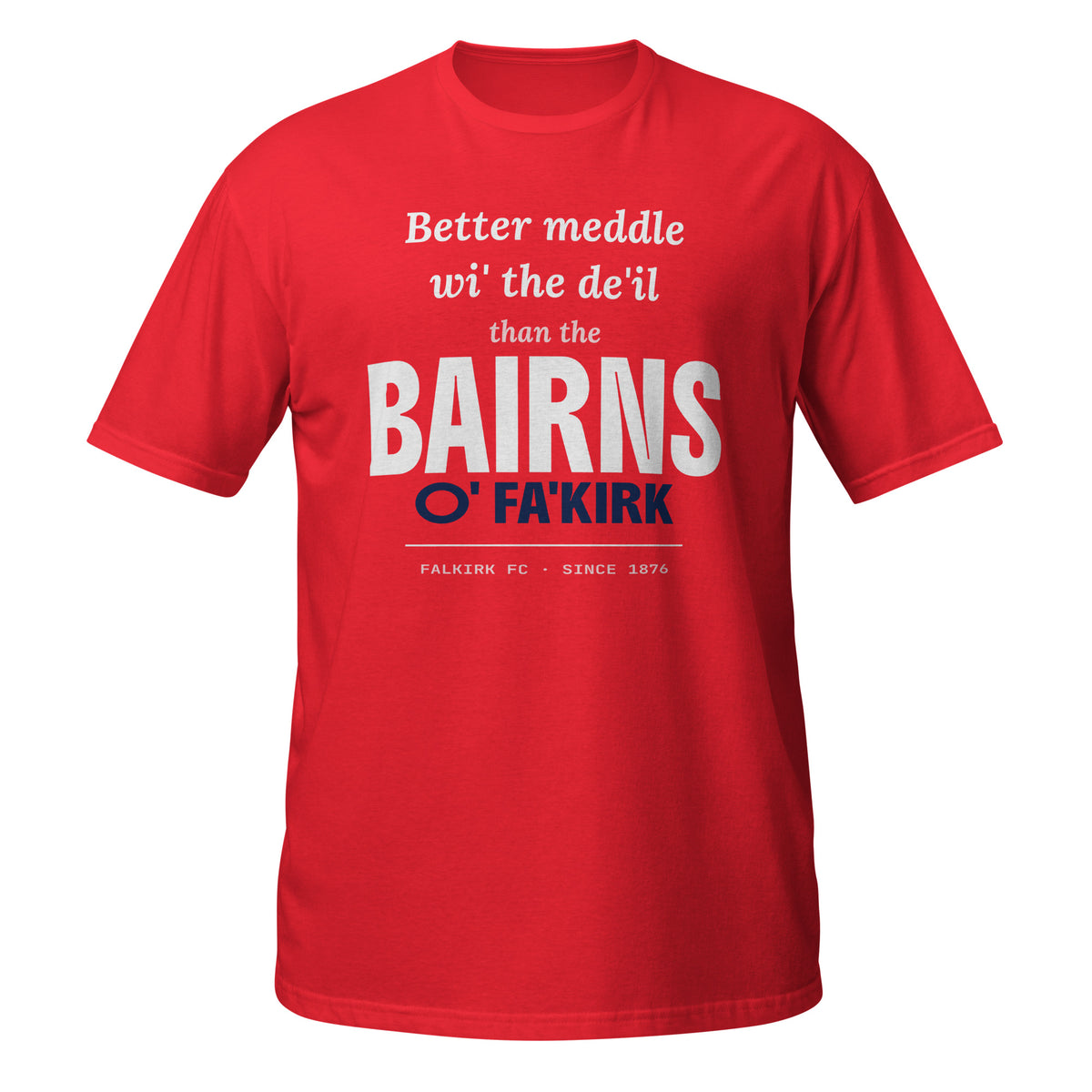 Red Falkirk Bairns o' Fa'kirk t-shirt – Jura Inventive