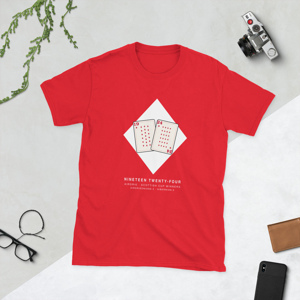 Red Airdrie 1924 t-shirt – Jura Inventive