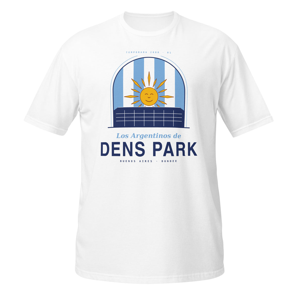 White Dundee FC Los Argentinos t-shirt – Jura Inventive