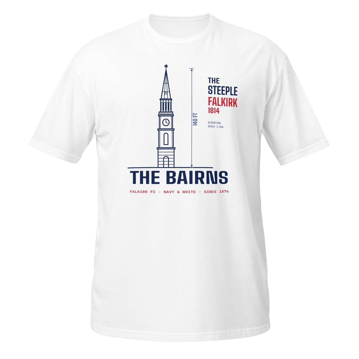 White Falkirk The Steeple t-shirt – Jura Inventive