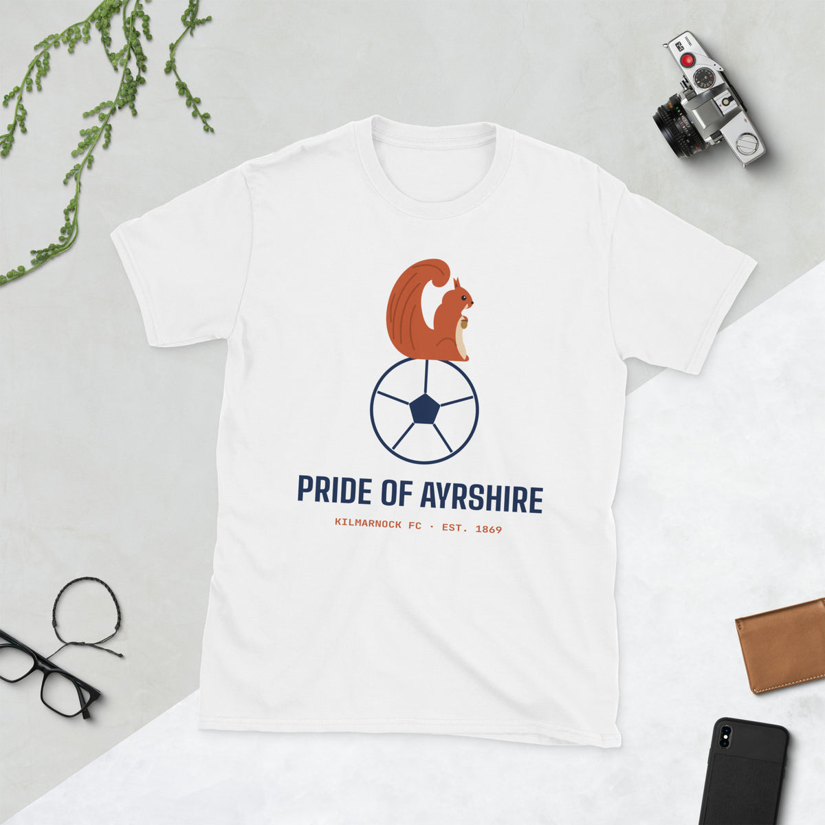 White Kilmarnock Pride of Ayrshire t-shirt – Jura Inventive