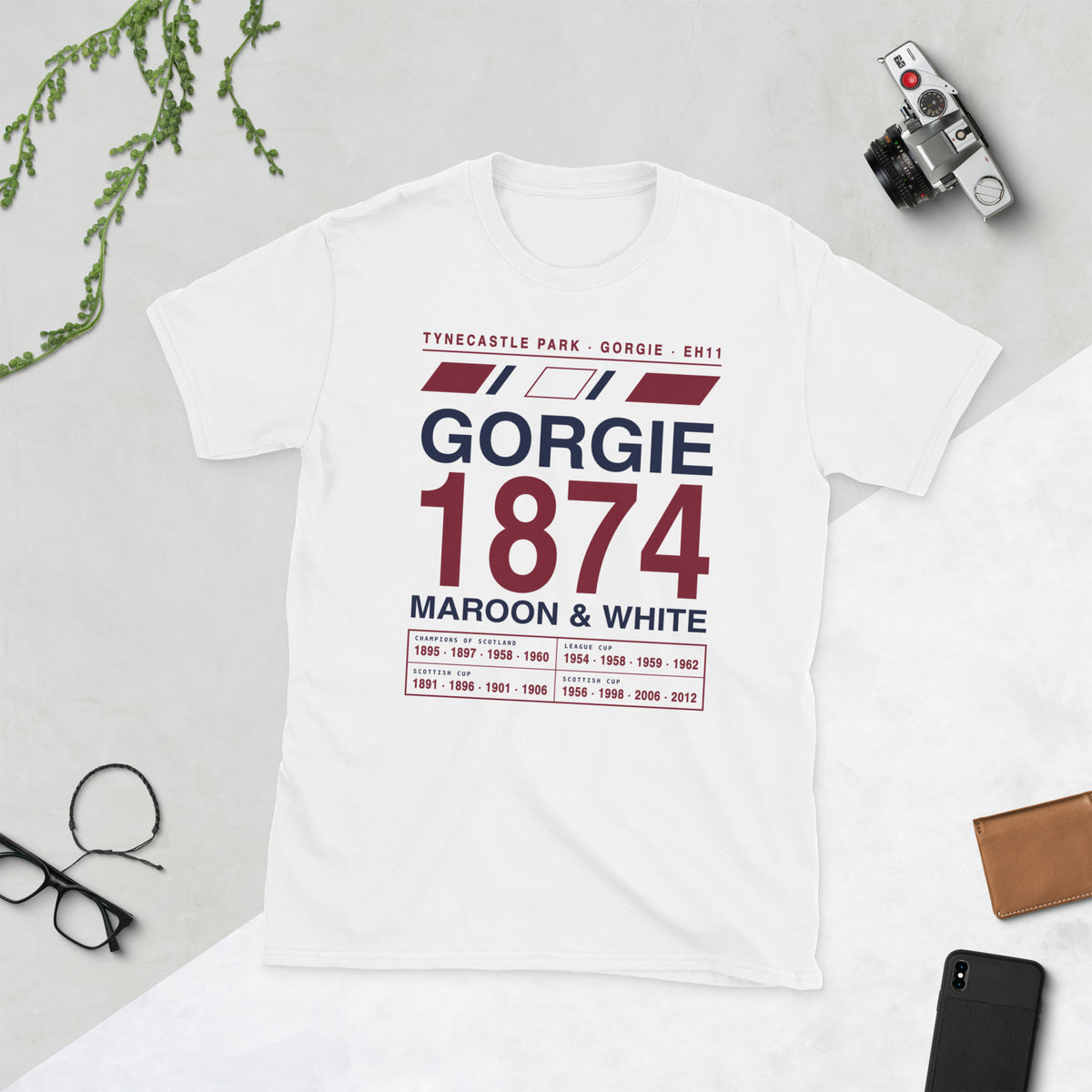 White Hearts Gorgie 1874 t-shirt – Jura Inventive