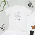 White Independence Badge t-shirt – Scottish independence – Jura Inventive