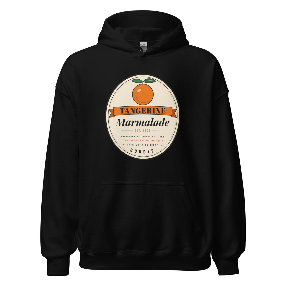White, Sport Grey & Black Dundee United Tangerine Marmalade hoodie – Jura Inventive