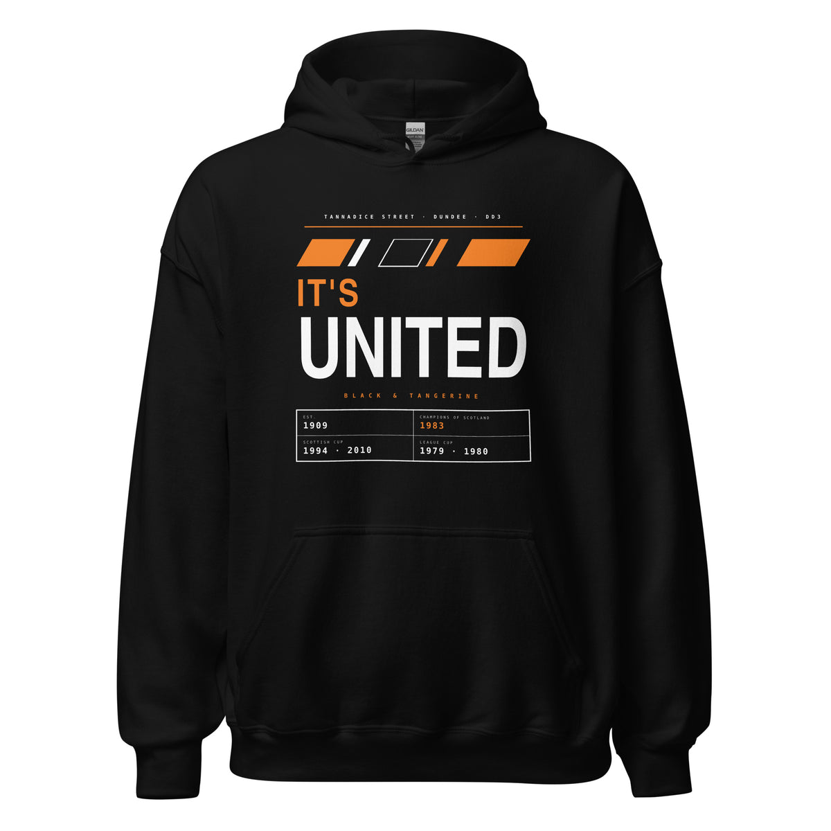 Black Dundee United It's United hoodie – Jura Inventive
