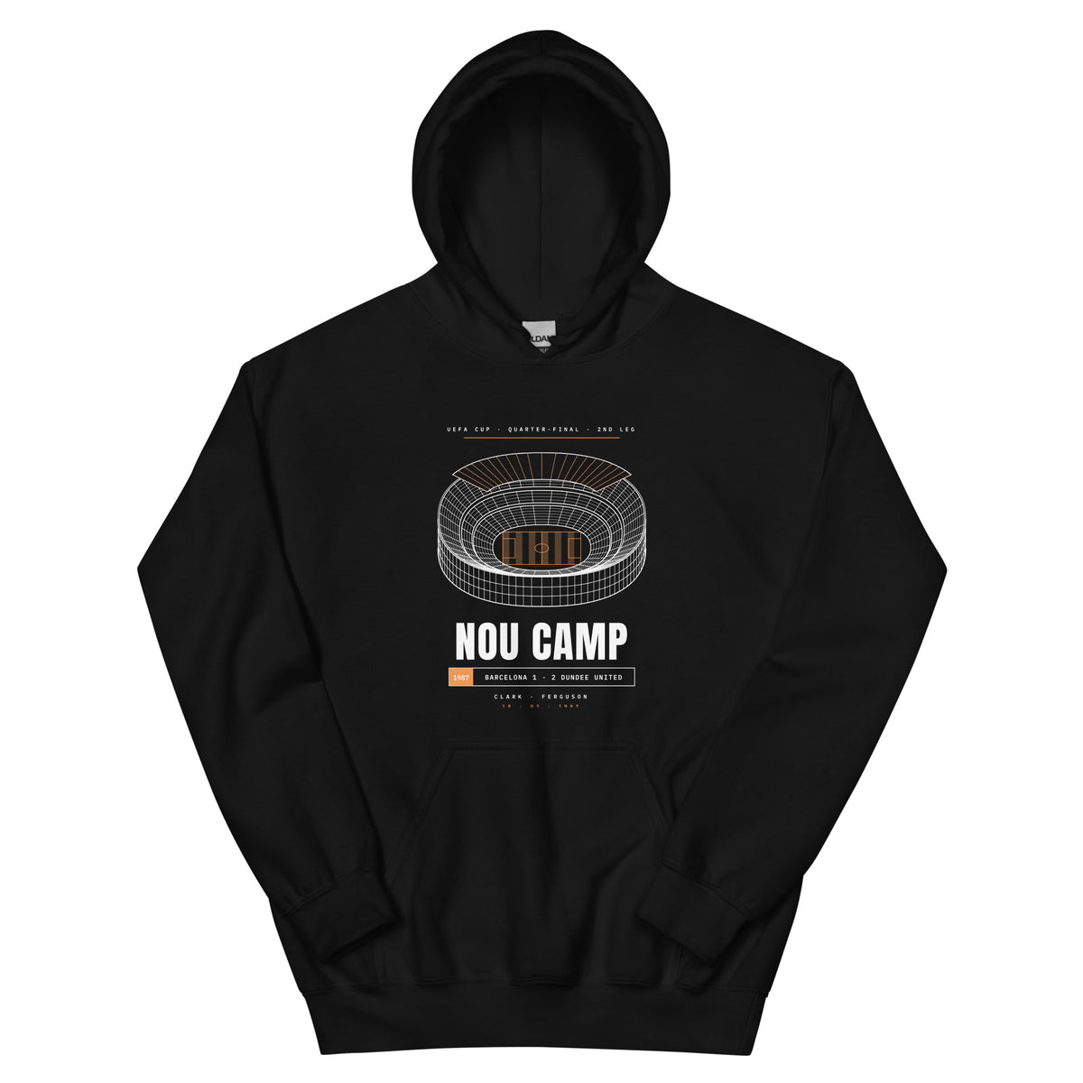 Black Dundee United Nou Camp 1987 hoodie – Jura Inventive