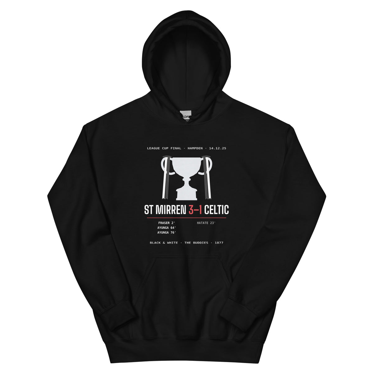 Black St Mirren 3-1 Cup Final hoodie – Jura Inventive