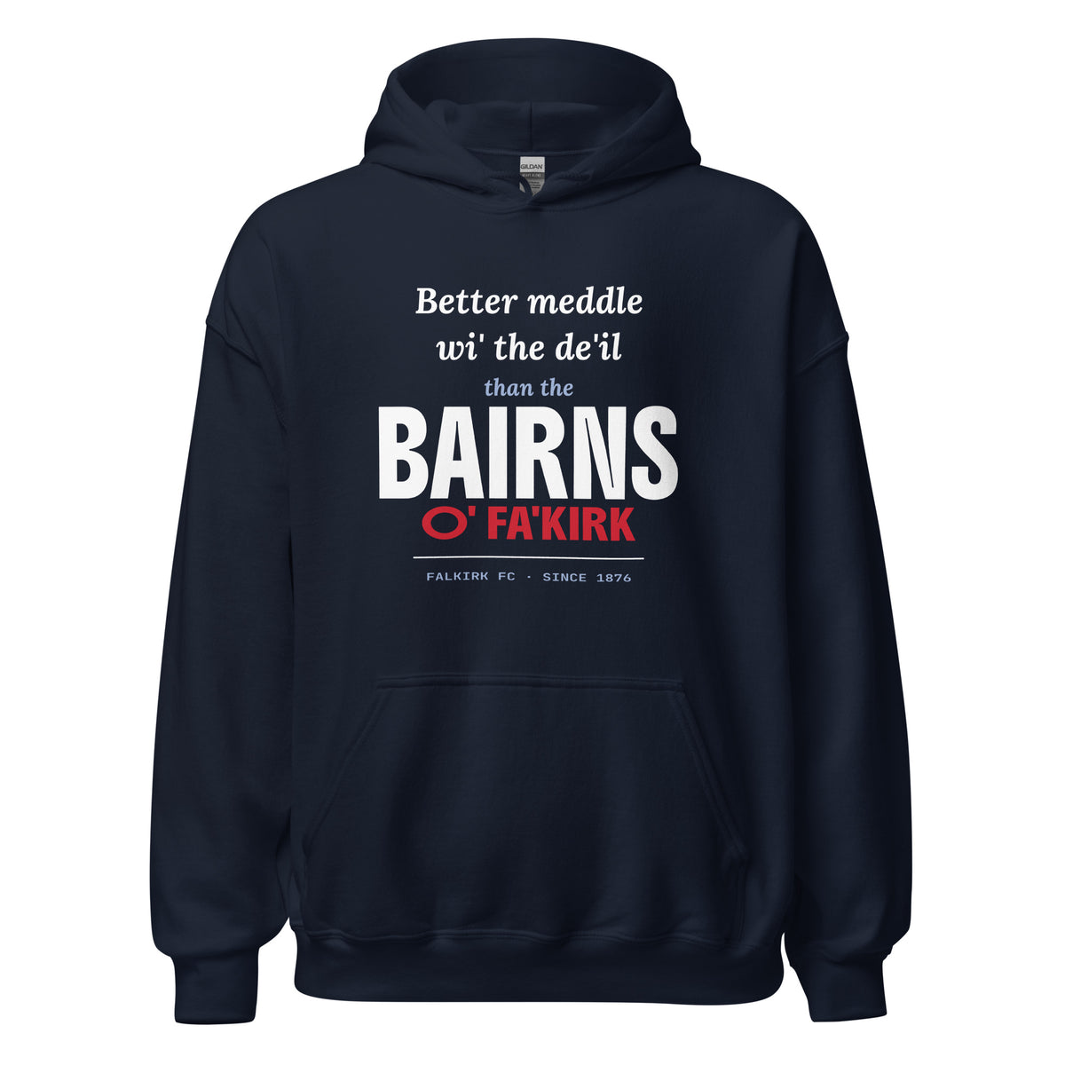 Navy Falkirk Bairns o' Fa'kirk hoodie – Jura Inventive