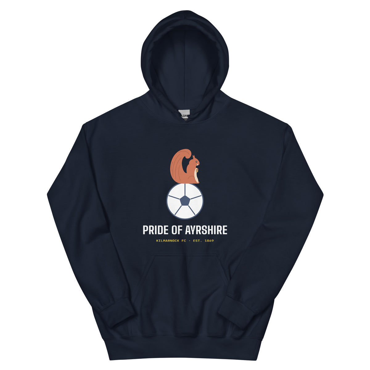 Navy Kilmarnock Pride of Ayrshire hoodie – Jura Inventive