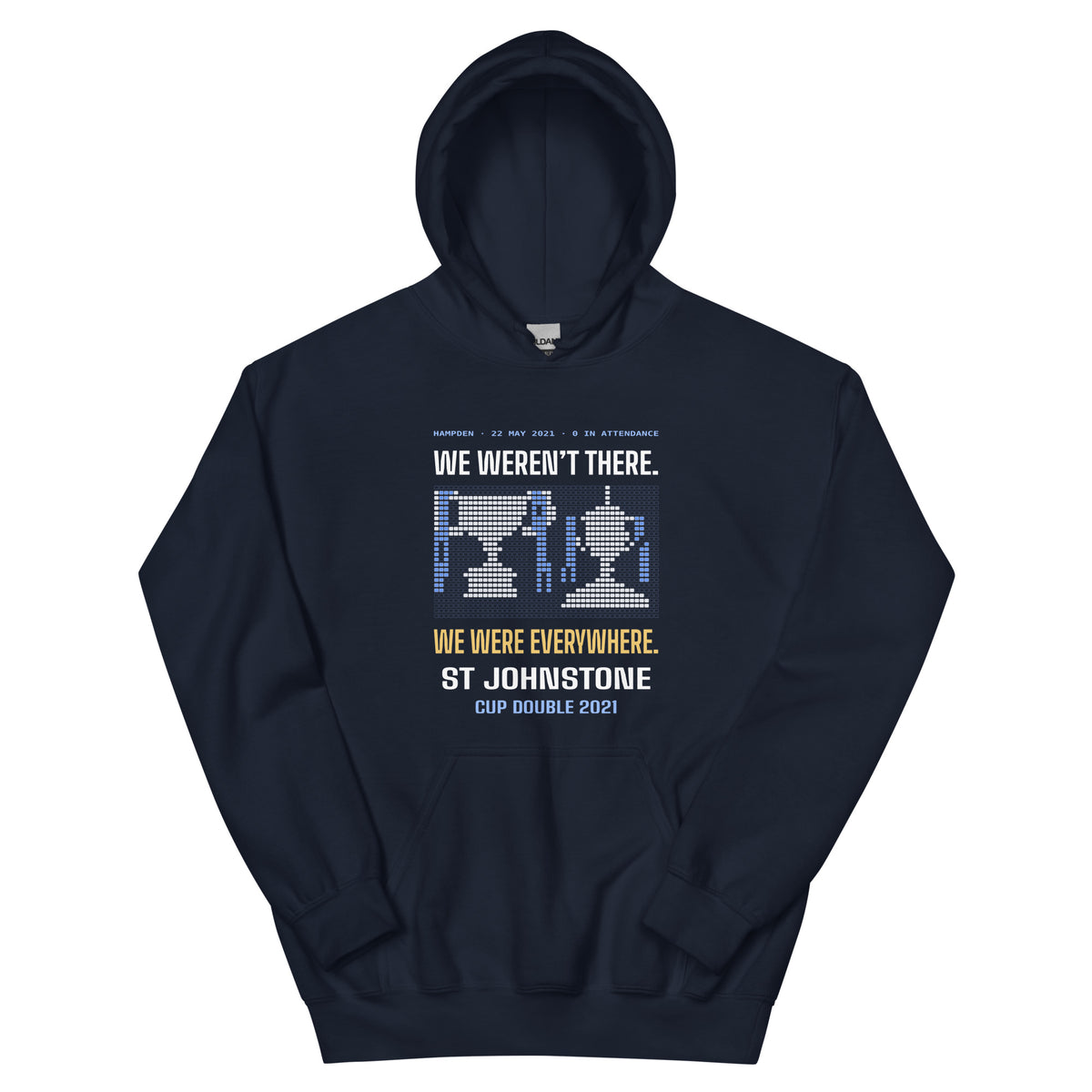 Navy & Royal St Johnstone We Were Everywhere hoodie – Jura Inventive