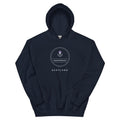 Navy Independence Badge hoodie – Scottish independence – Jura Inventive