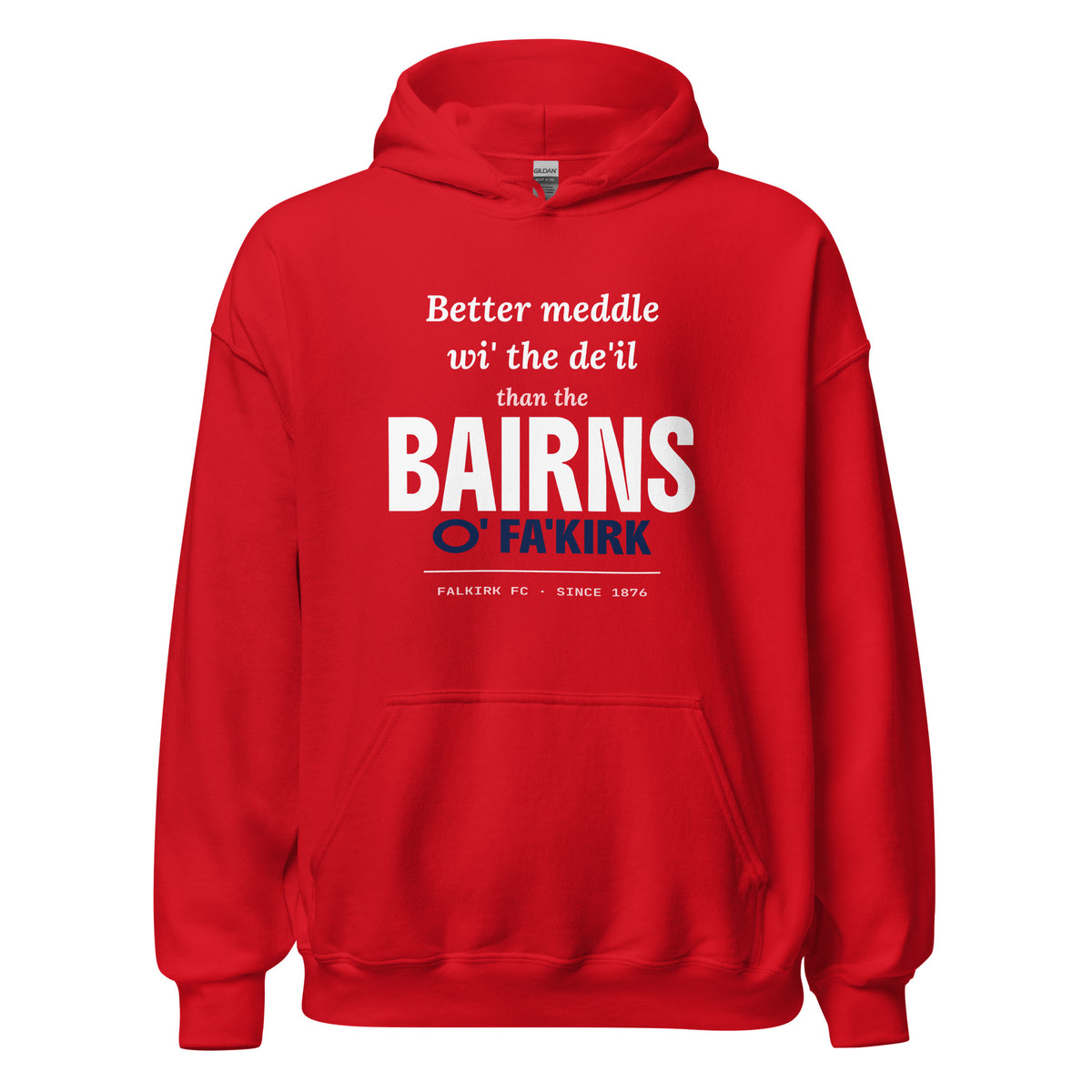 Red Falkirk Bairns o' Fa'kirk hoodie – Jura Inventive