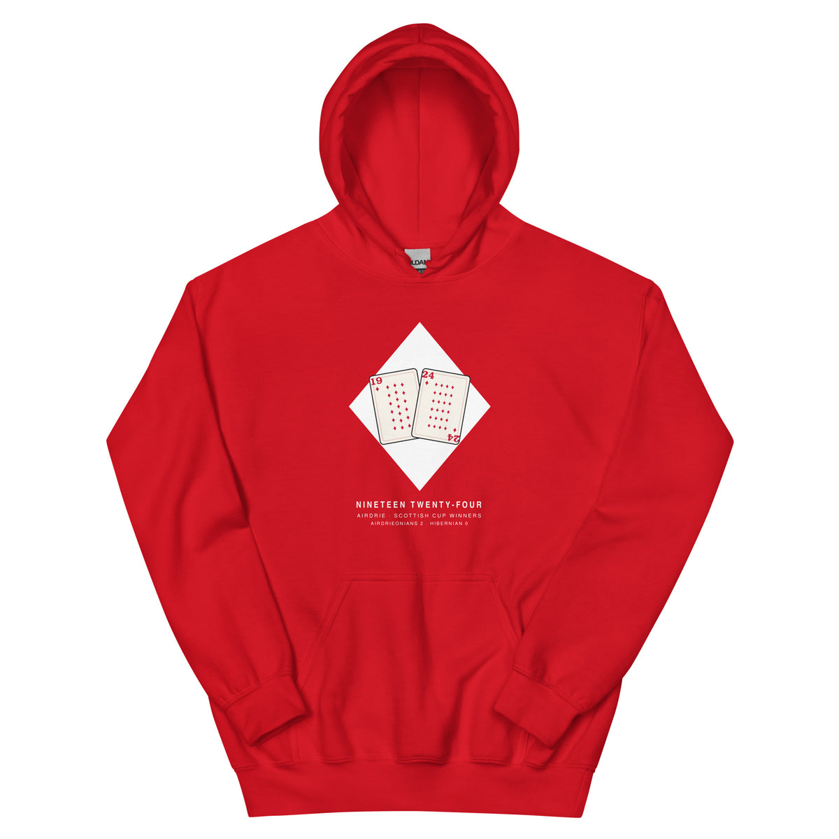 Red Airdrie 1924 hoodie – Jura Inventive