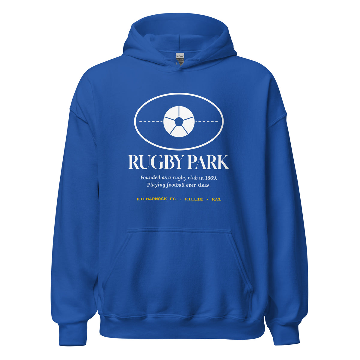 Royal Kilmarnock Rugby Park hoodie – Jura Inventive