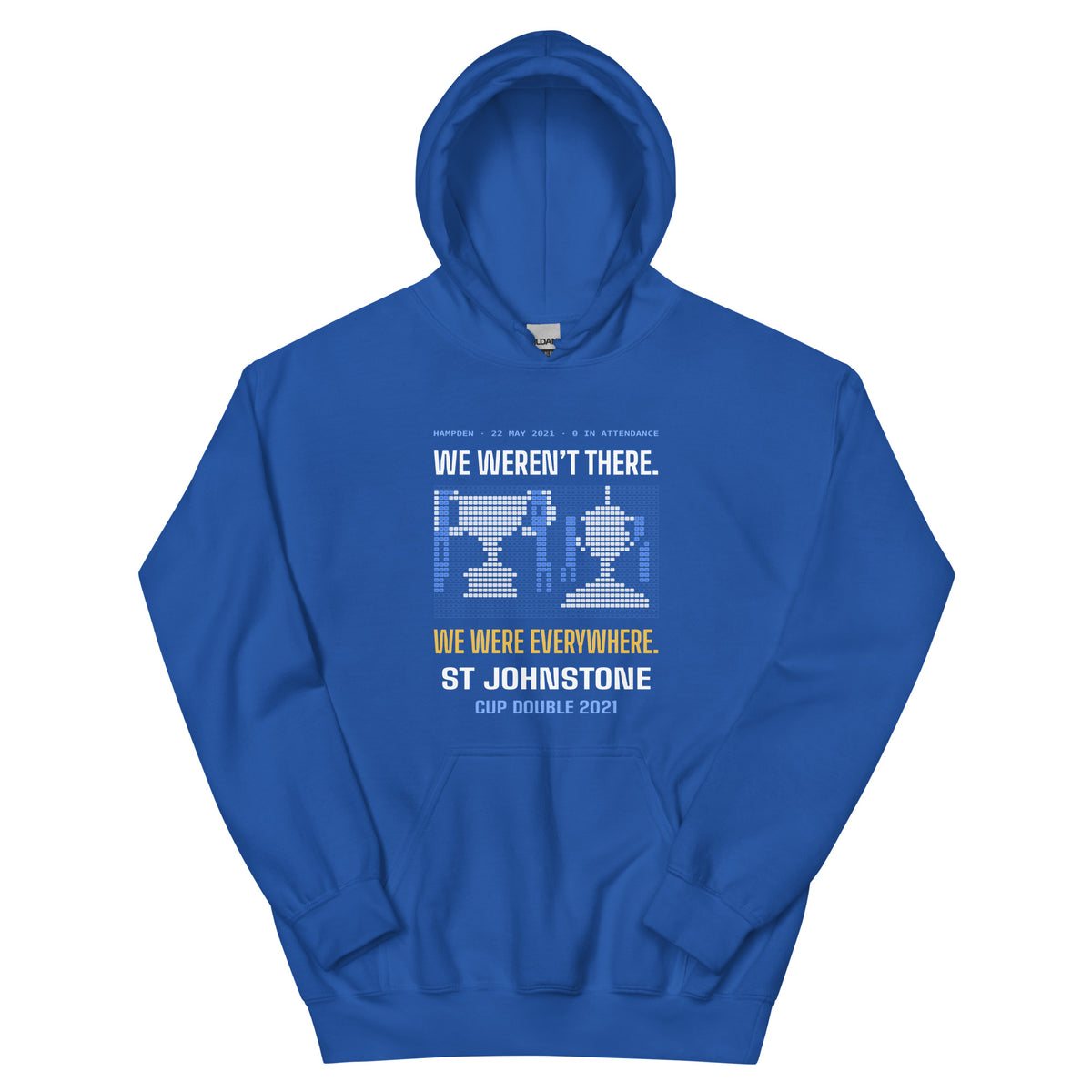 Navy & Royal St Johnstone We Were Everywhere hoodie – Jura Inventive