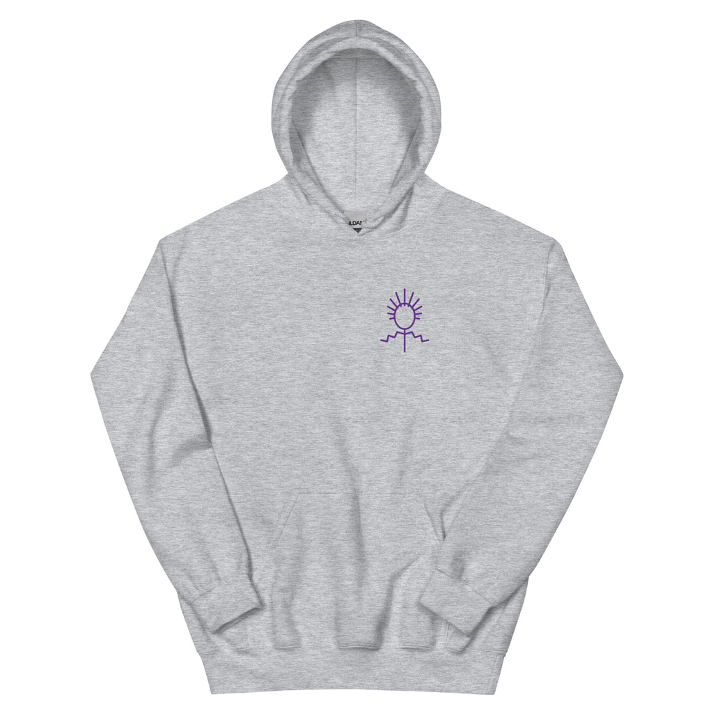 Sport Grey Scottish Thistle hoodie – Scottish independence – Jura Inventive