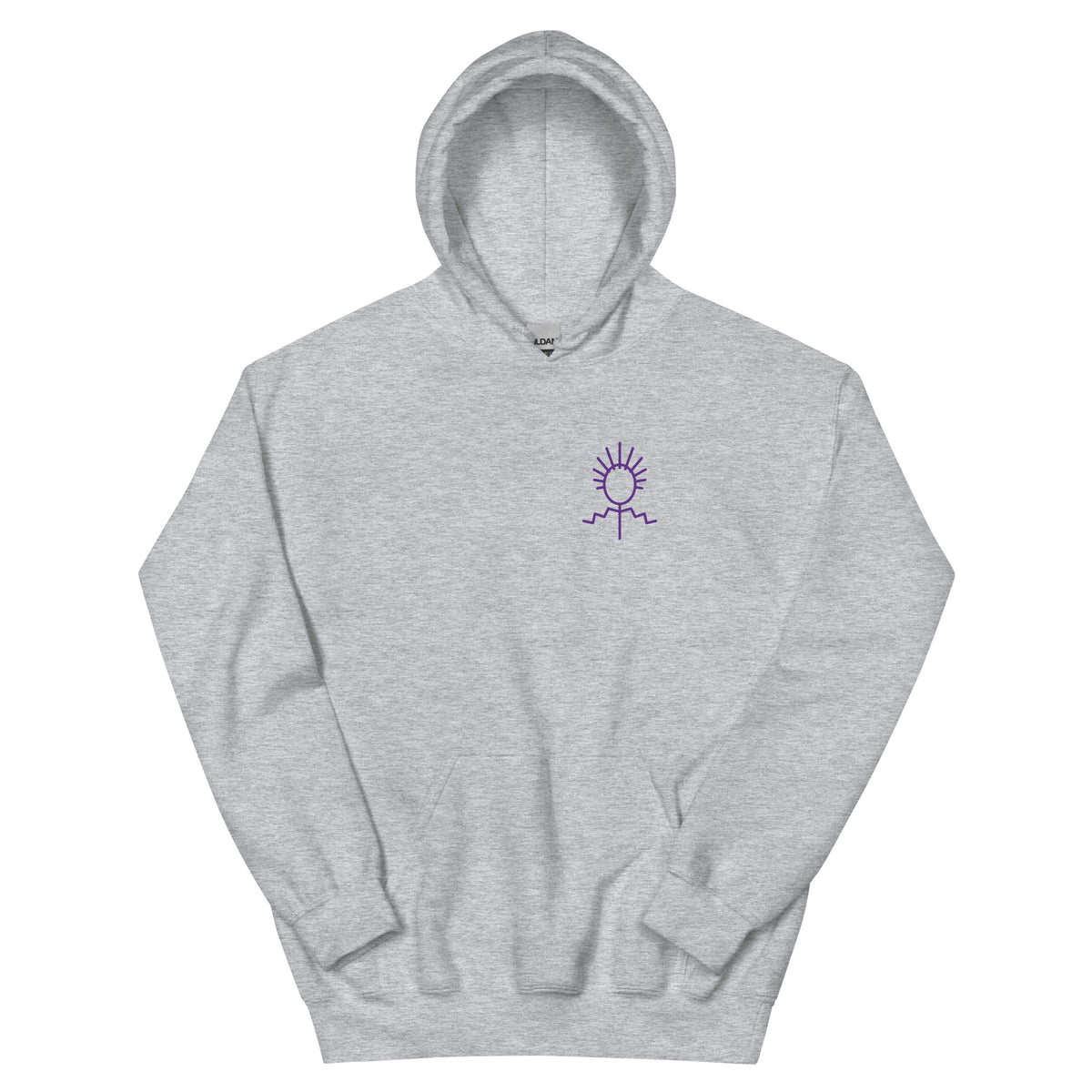 Sport Grey Scottish Thistle hoodie – Scottish independence – Jura Inventive