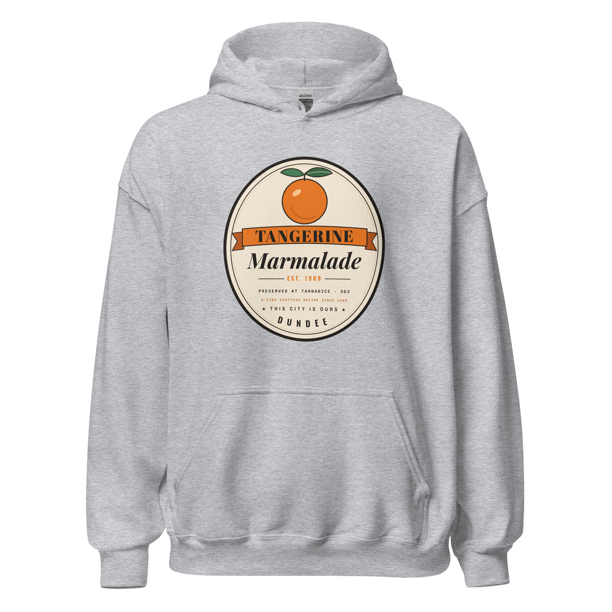 White, Sport Grey & Black Dundee United Tangerine Marmalade hoodie – Jura Inventive
