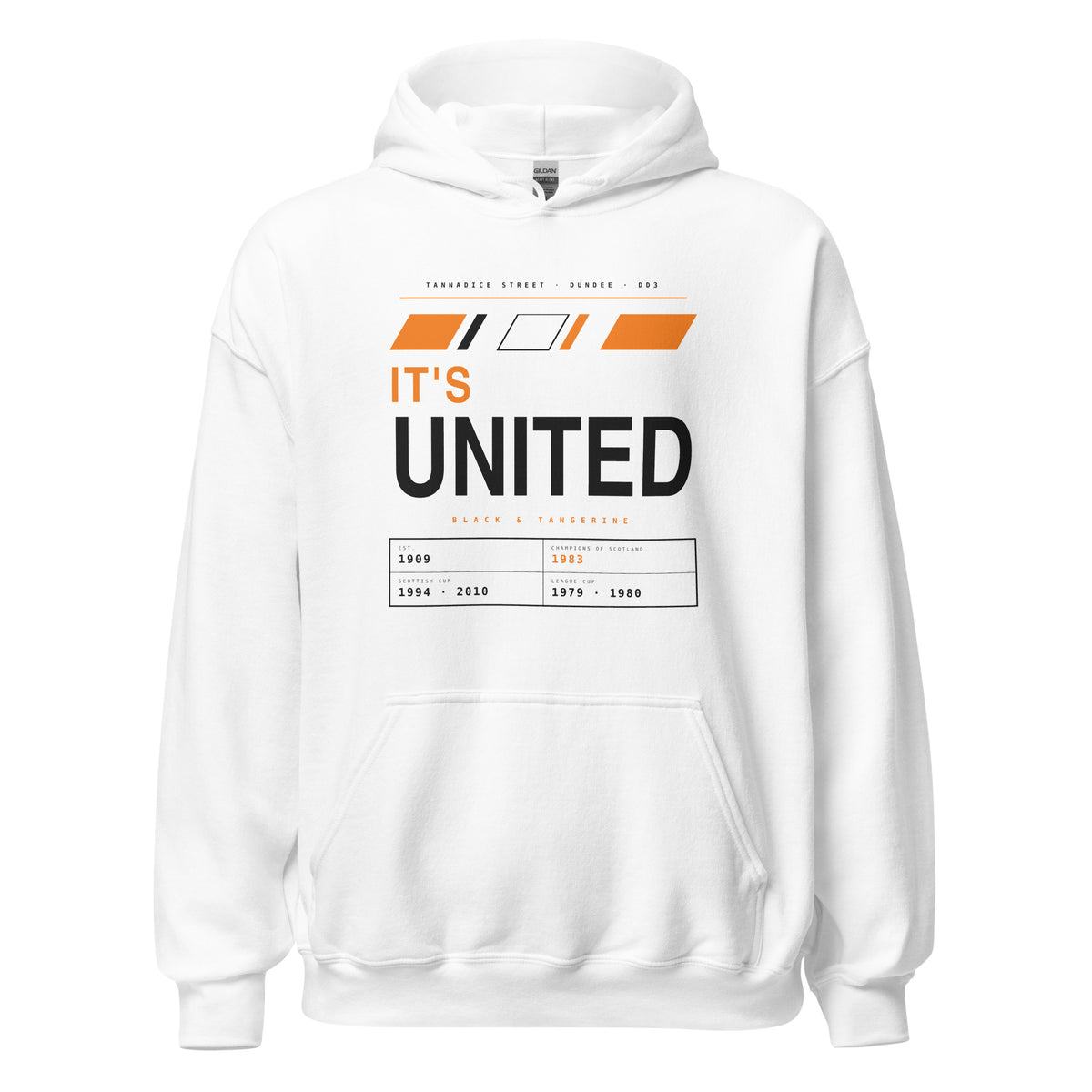 White & Sport Grey Dundee United It's United hoodie – Jura Inventive