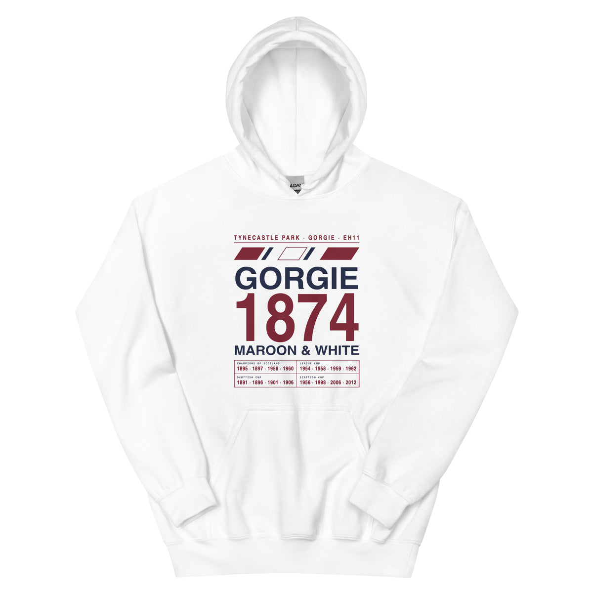 White Hearts Gorgie 1874 hoodie – Jura Inventive