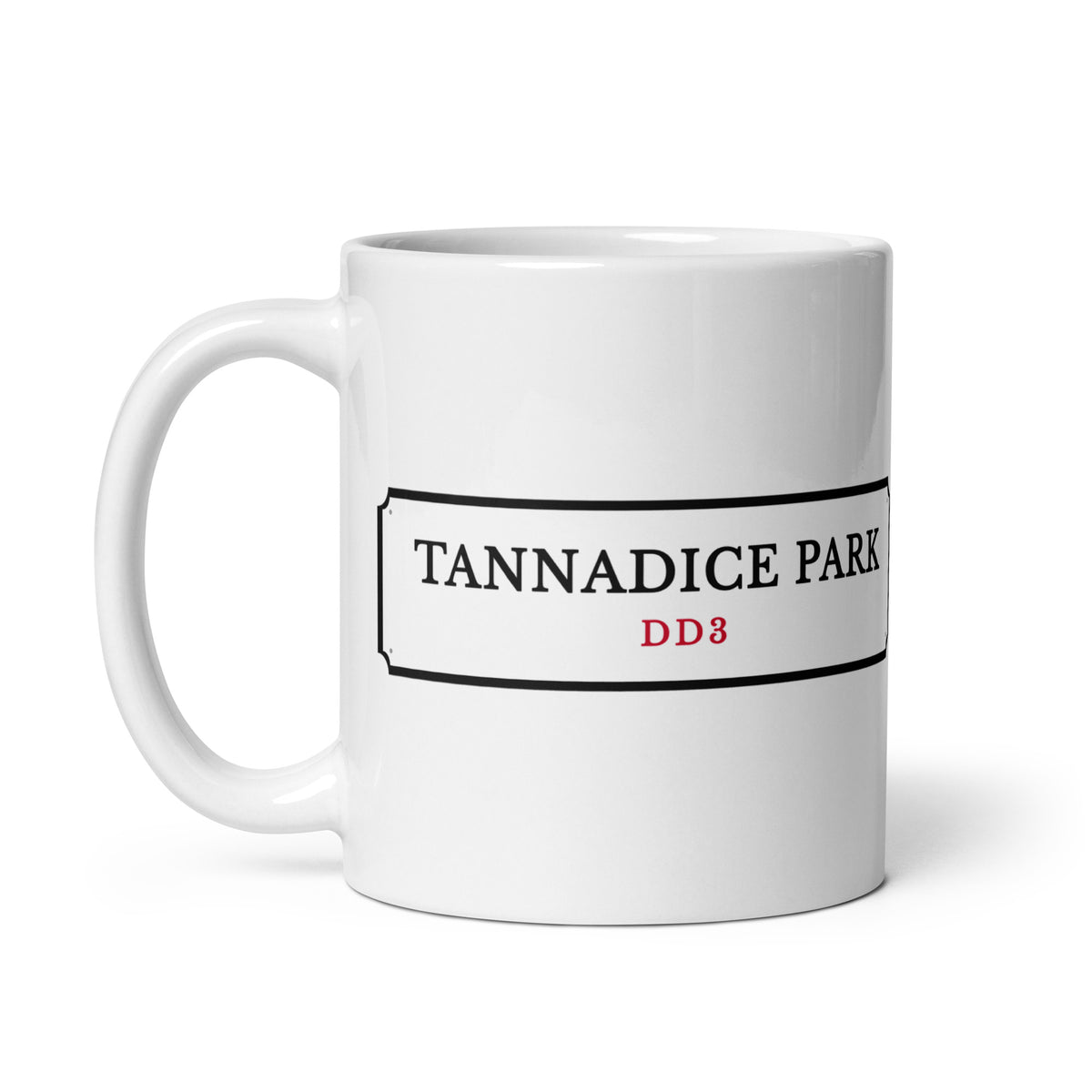 Dundee United Tannadice Park Street Sign mug – Jura Inventive
