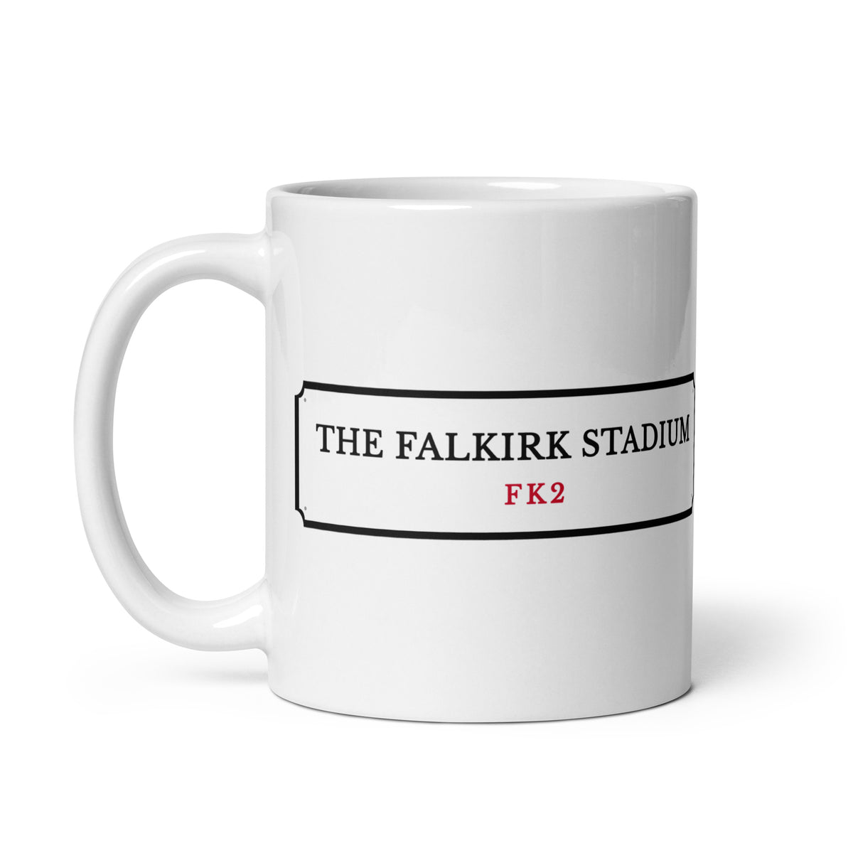 The Falkirk Stadium Street Sign mug – Jura Inventive