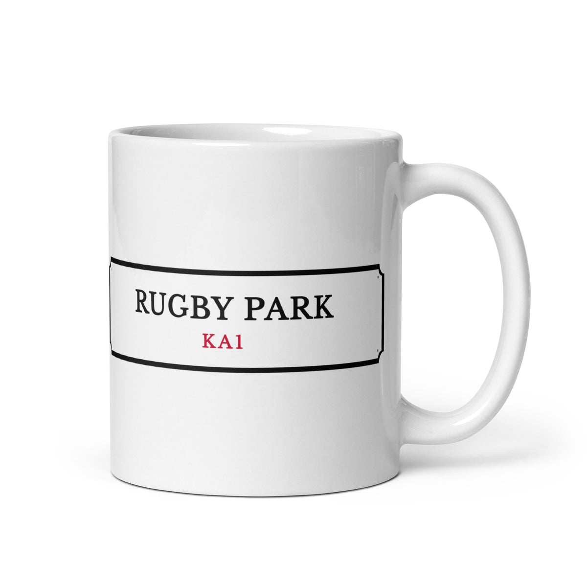 Kilmarnock Rugby Park Street Sign mug – Jura Inventive